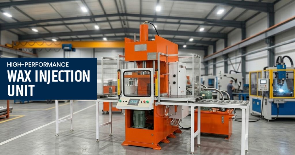 Modern 2026 wax injection machine with smart touch screen automation for foundries