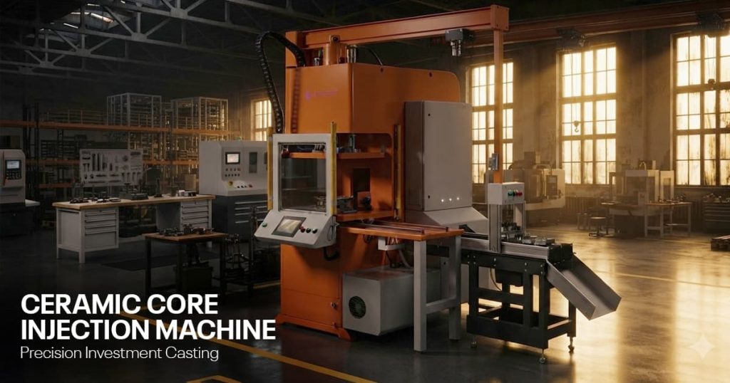 Ceramic core injection machine for investment casting with precision moulding and temperature control